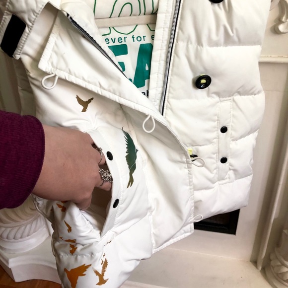 ⭐️VTG⭐️ GAP puffy Down Vest w/ hood - Picture 9 of 17